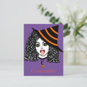 Krulharige heks Thunder_Cove Briefkaart (Staand voorkant)