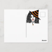 Krulharige heks Thunder_Cove Briefkaart (Achterkant)