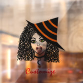 Krulharige heks Thunder_Cove Raamsticker (Vel 2)