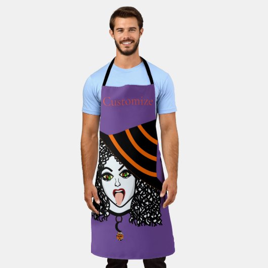 Krulharige heks Thunder_Cove Schort (Gedragen)