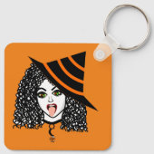 Krulharige heks Thunder_Cove Sleutelhanger (Achterkant)
