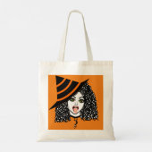 Krulharige heks Thunder_Cove Tote Bag (Achterkant)