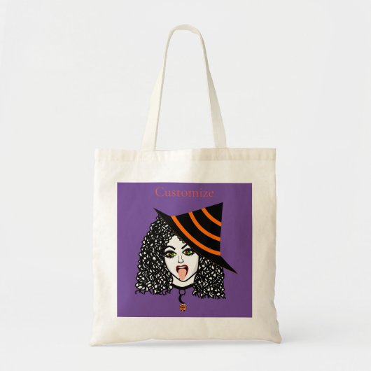 Krulharige heks Thunder_Cove Tote Bag (Voorkant)