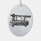  krulijzer keramisch ornament (Rechts)