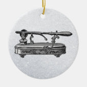  krulijzer keramisch ornament (Voorkant)