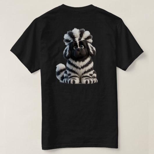 Krullekop Chaos T-shirt (Design achterkant)