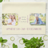 Krullen 2 Bewerkbare fotoopname Theedoek (Gevouwen)