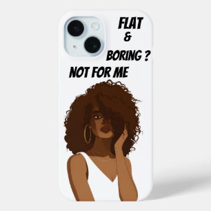 KRULLEND MEISJE iPhone 15 CASE