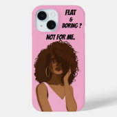 KRULLEND MEISJE Case-Mate iPhone CASE (Achterkant)