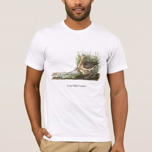 Krullende, John Audubon T-shirt (Voorkant)
