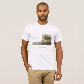 Krullende, John Audubon T-shirt (Voorkant volledig)