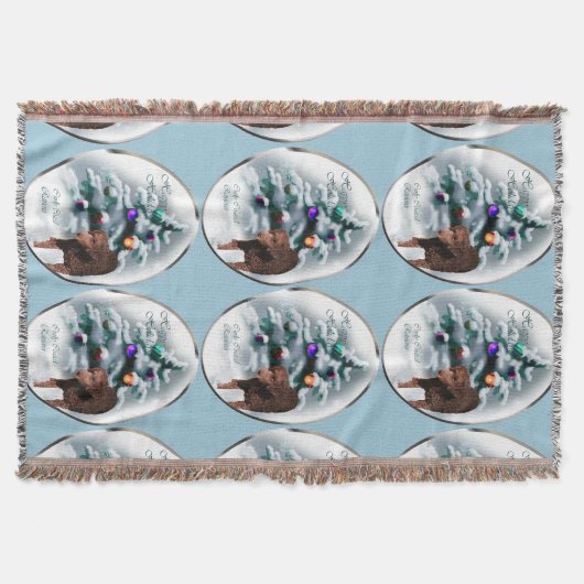 Krullende kerst met wederkerigheid deken (Voorkant)