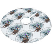 Krullende kerst met wederkerigheid kerstboom rok (Gekanteld)