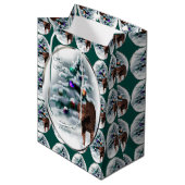 Krullende kerst met wederkerigheid medium cadeauzakje (Voorkant Gekanteld)