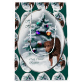 Krullende kerst met wederkerigheid medium cadeauzakje (Achterkant)