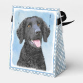 Krullende retroflecterende schilderijen - Oorspron Bedankdoosjes (Achterkant)