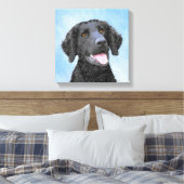 Krullende retroflecterende schilderijen - Oorspron Canvas Afdruk (Insitu (Slaapkamer))