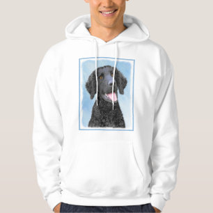 Krullende retroflecterende schilderijen - Oorspron Hoodie