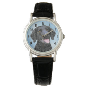 Krullende retroflecterende schilderijen - Oorspron Horloge