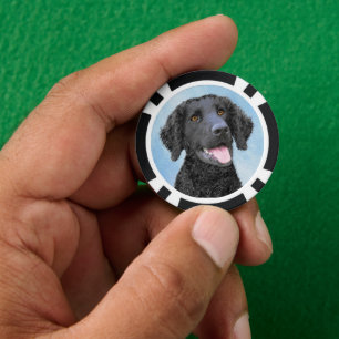 Krullende retroflecterende schilderijen - Oorspron Poker Chips
