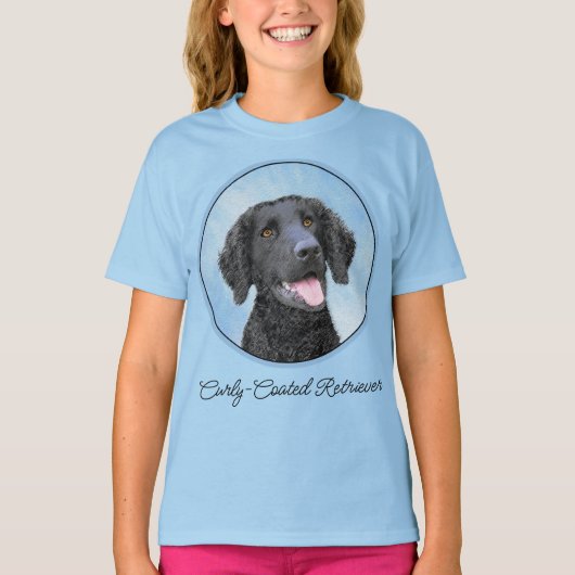 Krullende retroflecterende schilderijen - Oorspron T-shirt (Voorkant)