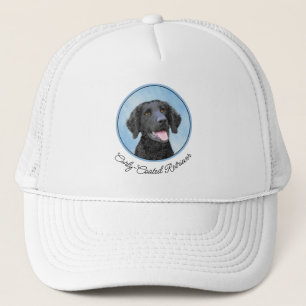 Krullende retroflecterende schilderijen - Oorspron Trucker Pet