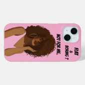 KRULLENMEISJE Case-Mate iPhone CASE (Achterkant (horizontaal))