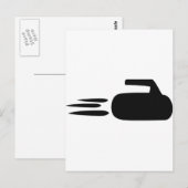 krullingspictogram briefkaart (Voorkant / Achterkant)