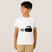 krullingspictogram t-shirt (Voorkant volledig)