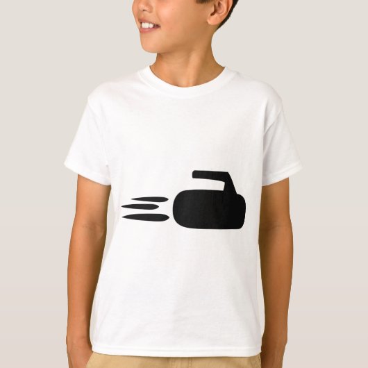 krullingspictogram t-shirt (Voorkant)