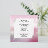 Krulpapier op de sterren van Bokeh Kaart (Staand voorkant)