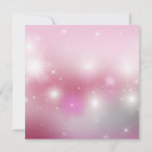 Krulpapier op de sterren van Bokeh Kaart (Achterkant)