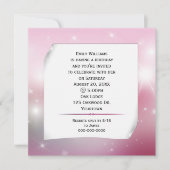 Krulpapier op de sterren van Bokeh Kaart (Voorkant)