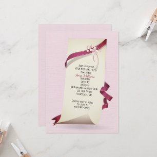 Krulpapier voor 85e verjaardagsfeestje kaart