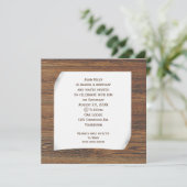 Krulpapier voor eiken hout kaart (Staand voorkant)