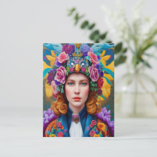 Krulprinses Briefkaart
