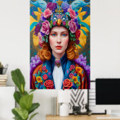 Krulprinses Poster (Thuiskantoor)