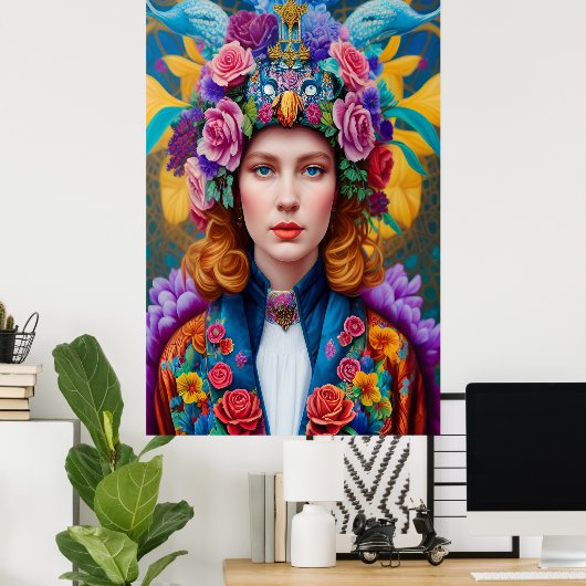 Krulprinses Poster (Thuiskantoor)