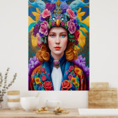 Krulprinses Poster (Keuken)