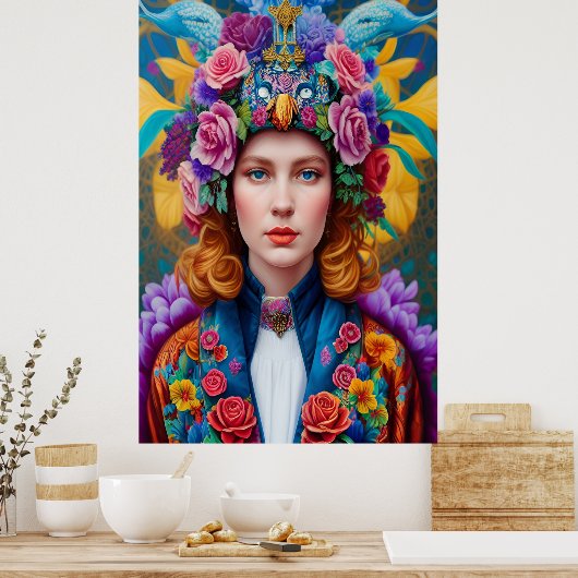 Krulprinses Poster (Keuken)