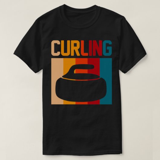 Krulsteen in retrokijkrichting t-shirt (Design voorkant)