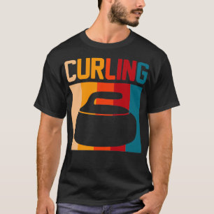 Krulsteen in retrokijkrichting t-shirt
