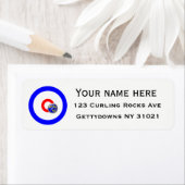 Krulstenen Etiket (Insitu)