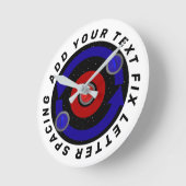 Krulstoon die als de baan van de aarde draait ronde klok (Hoek)