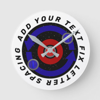 Krulstoon die als de baan van de aarde draait ronde klok