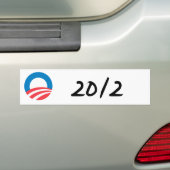 Krulzwart 2012 bumpersticker (Op auto)