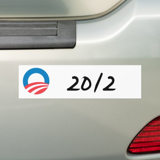 Krulzwart 2012 bumpersticker (Op auto)