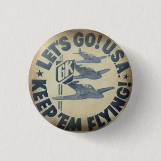 Krupa wartime-logo-knop ronde button 3,2 cm