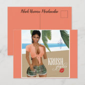 Krush Graphix door Ahsek Novel Briefkaart 8 (Voorkant / Achterkant)