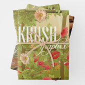 Krush Graphix door Ahsek Novel Gift Wrap 2 Inpakpapier Vel (In situ)